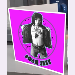 Joan Jett Greeting Card