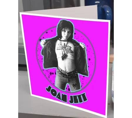 Joan Jett Greeting Card