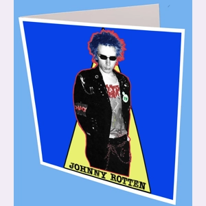 Johnny Rotten Greeting Card