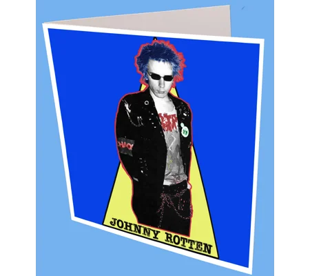 Johnny Rotten Greeting Card