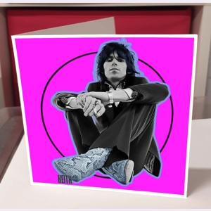 Keith Richards Greeting Card