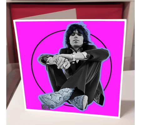 Keith Richards Greeting Card