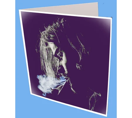 Kurt Smoky Blue Greeting Card