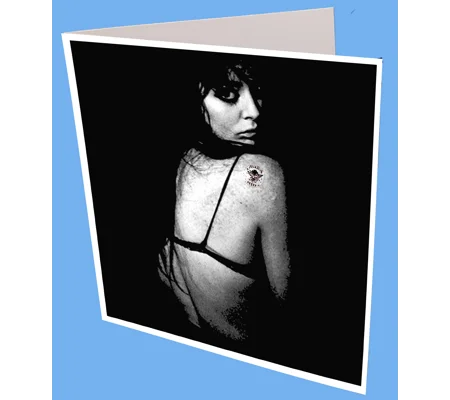 Lady Tatt Greeting Card