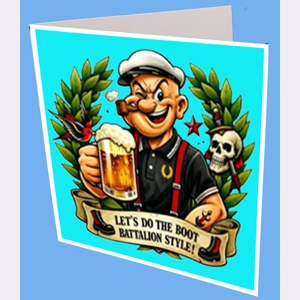 Lets do the Boot Greeting Card