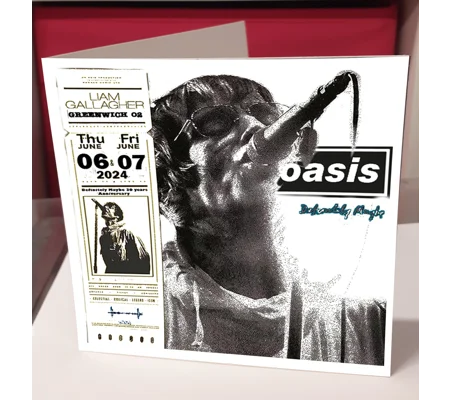 Liam Gallagher Greeting Card