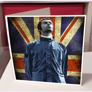 Liam Britpop Greeting Card