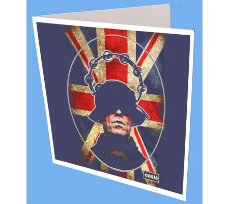 Tambourine Liam GB Greeting Card