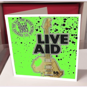 Live Aid Greeting Card Live Aid Greeting Card
