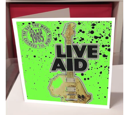 Live Aid Greeting Card