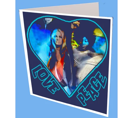 Love and Peace Greeting Card