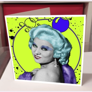 Mae West Greeting Card