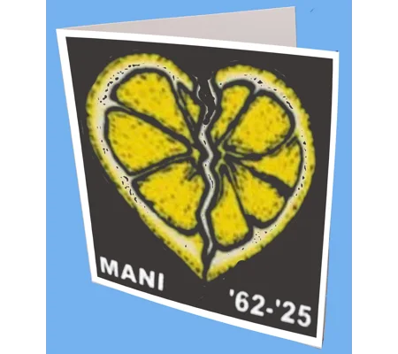 Mani 62 Greeting Card