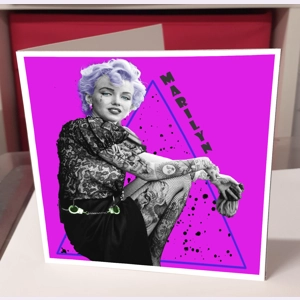 Marilyn Monroe Greeting Card
