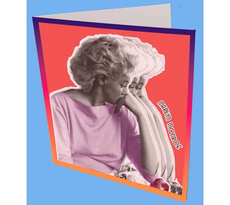 Marilyn Monroe Greeting Card