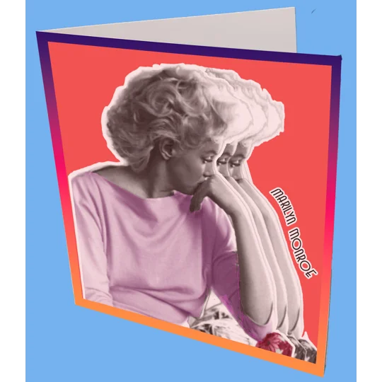 Marilyn Monroe Greeting Card