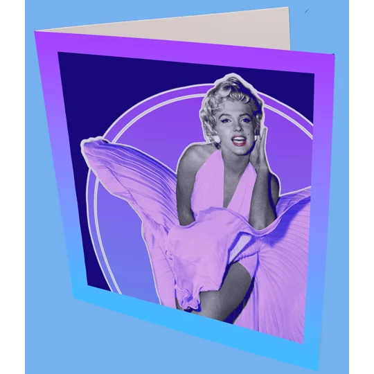 Marilyn Monroe Greeting Card