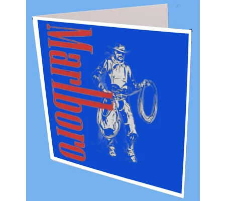 Marlboro Cowboy Greeting Card