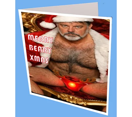 Merry Beary Xmas Greeting Card
