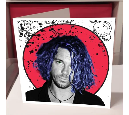 Mitch Hutch Pink Moon Greeting Card