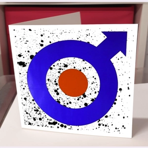 Mod Symbol Greeting Card