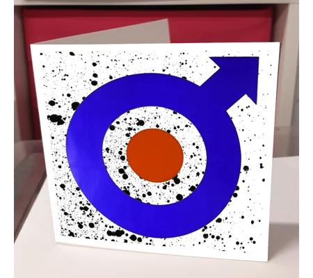Mod Symbol Greeting Card