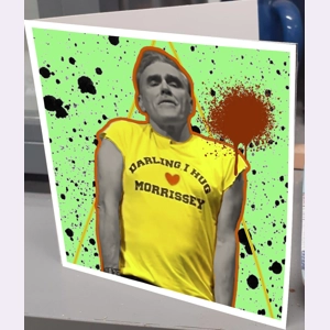 Morrissey Hug Greeting Card