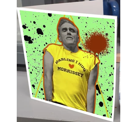 Morrissey Hug Greeting Card