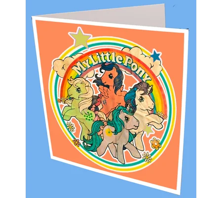 My Little Pony Greeting Card