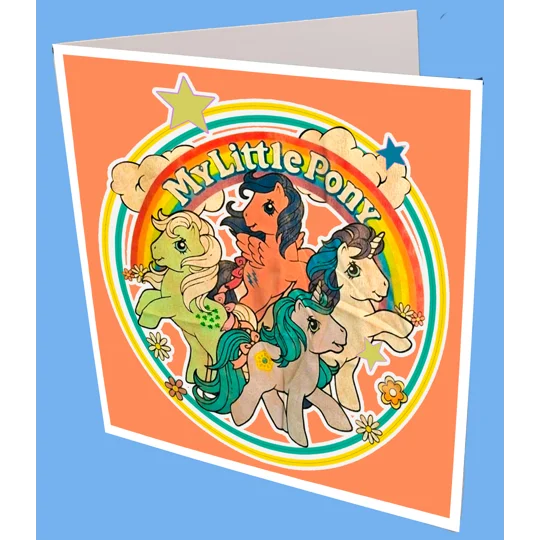 My Little Pony Greeting Card