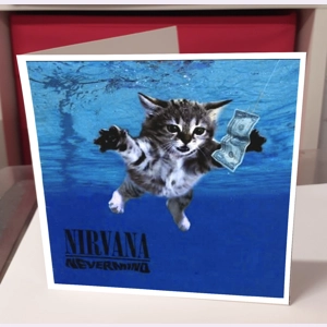 Nevermind Kat Greeting Card