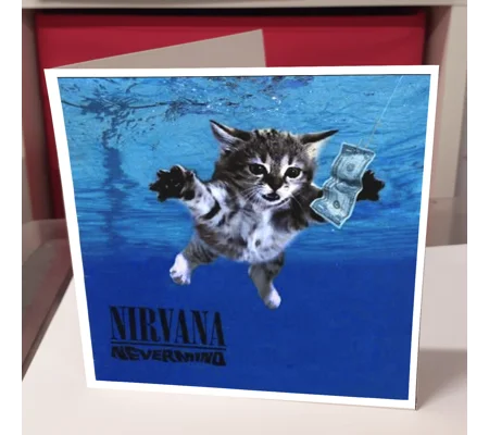 Nevermind Kat Greeting Card