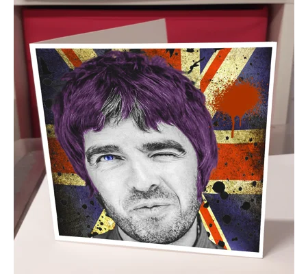 Noel Gallagher Greeting Card