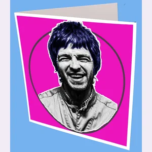 Noel Laughing Greeting Card
