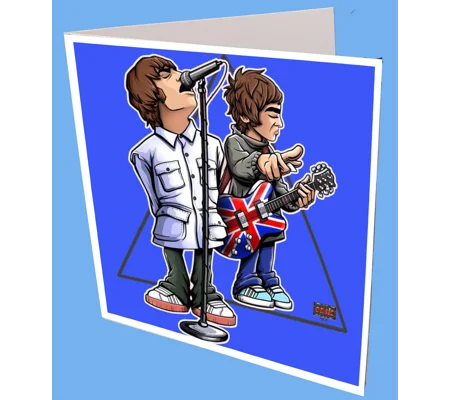 Oasis Cartoon Greeting Card