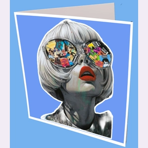 Oasis Glasses Greeting Card