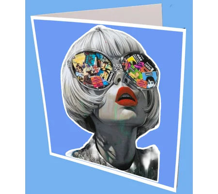 Oasis Glasses Greeting Card