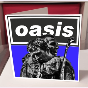 Oasis Its good to be back Greeting card