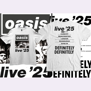 Oasis 25 Tour T-shirts Oasis 25 Tour T-shirts