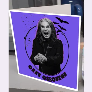 Ozzy Osbourne Greeting Card