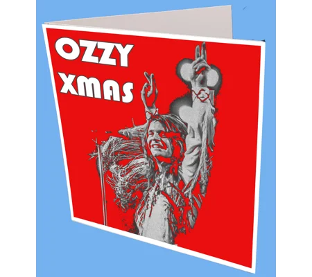Ozzy Xmas Greeting Card