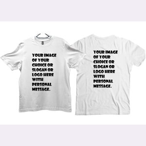 Personalised T-shirt's
