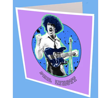 Phil Lynott Greeting Card