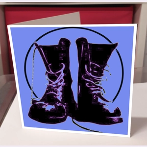 Pink Boots Greeting Card