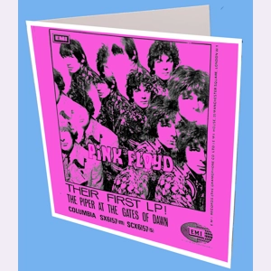 Pink Floyd 1st LP Greeting Card