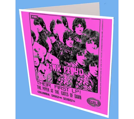 Pink Floyd 1st LP Greeting Card