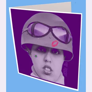 Poly Styrene Greeting Card