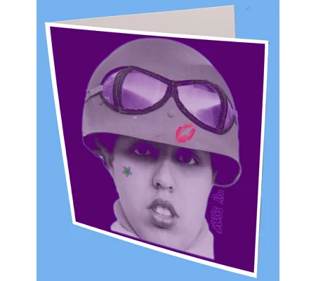 Poly Styrene Greeting Card