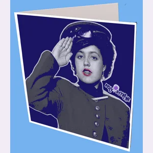 Poly Styrene Greeting Card