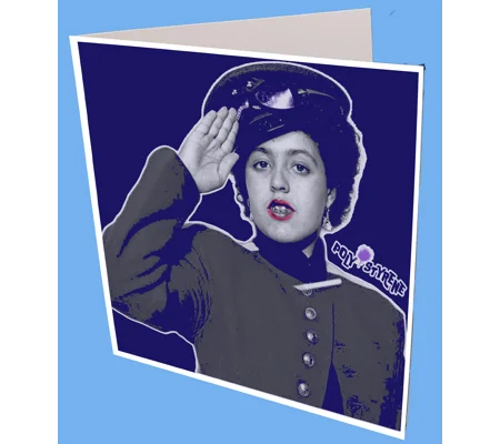 Poly Styrene Greeting Card